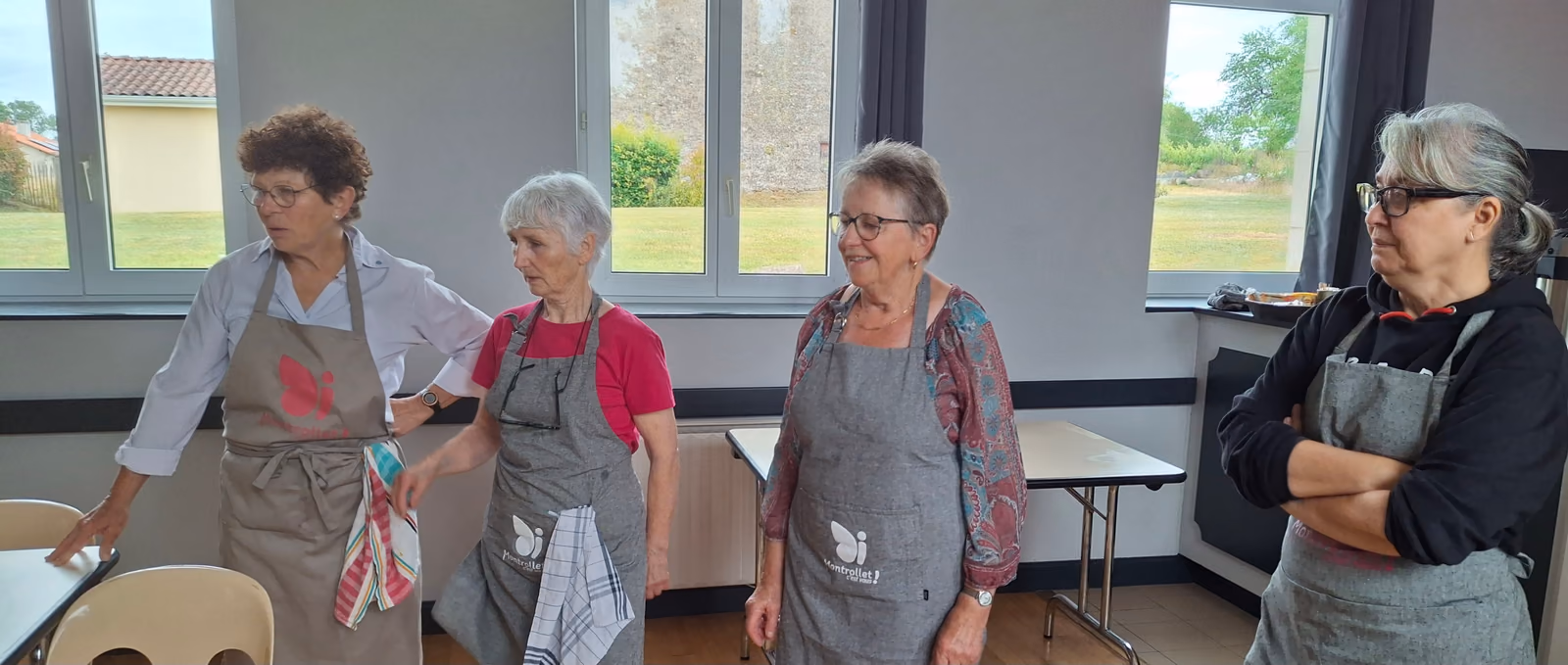 Deux participantes de l’atelier salle Jean Buisson