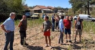 Constat sur les parcelles touchées