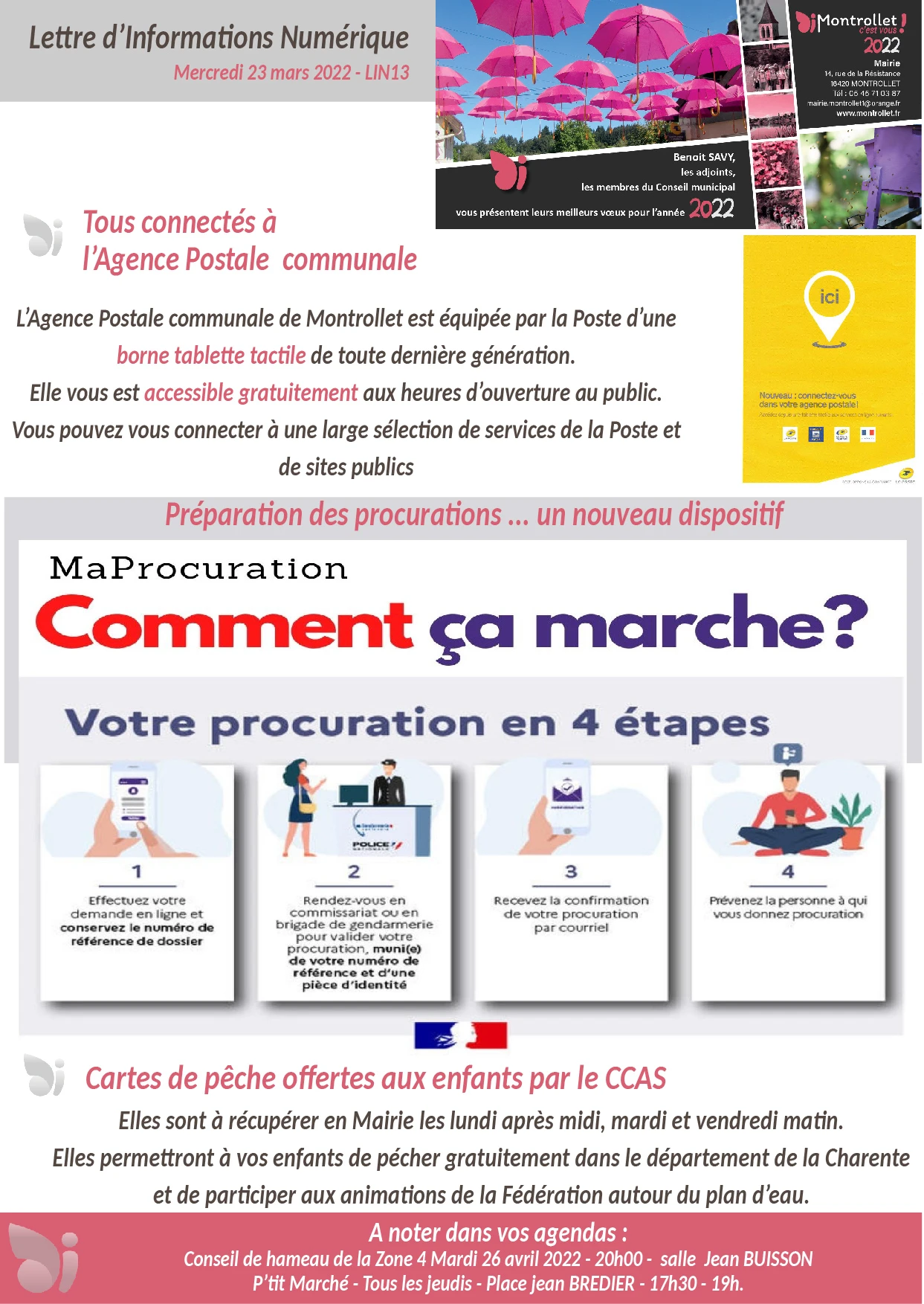 Lettre d’informations numérique